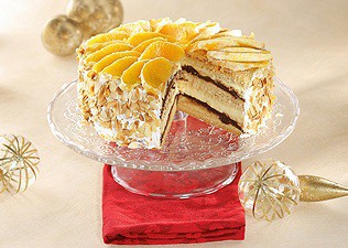 Narancsos- csokoládés torta