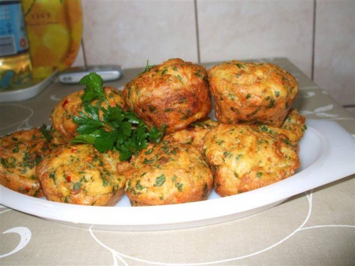 Töltelék muffin sütőbe sütve