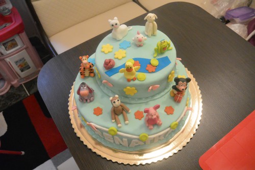 Állat-figurás torta