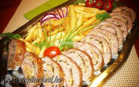 Töltött darált hús recept