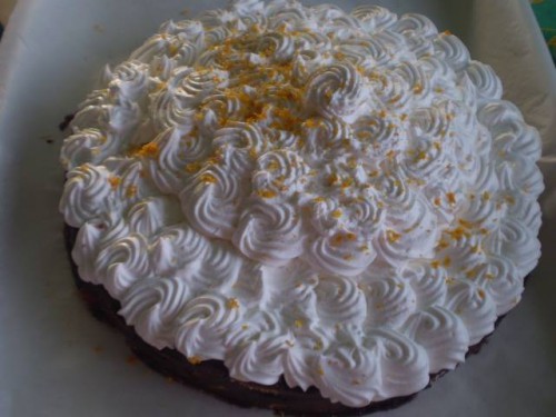 Piskótatallér torta