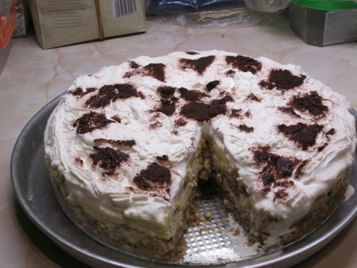 608. Gesztenyés torta /sütés nélkül
