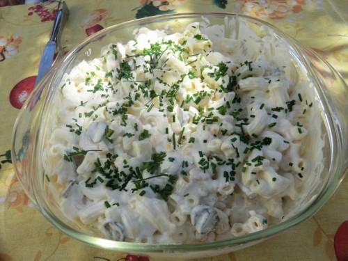 Majonézes tésztasaláta