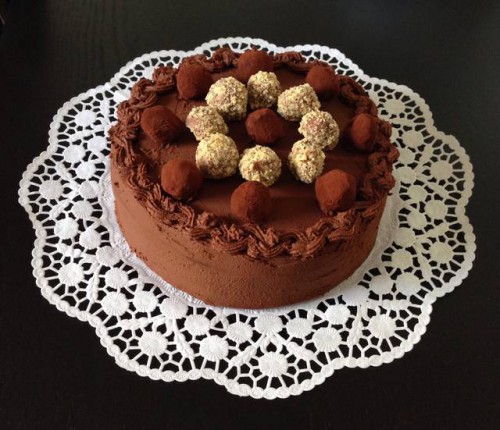 Narancsos Trüffel torta