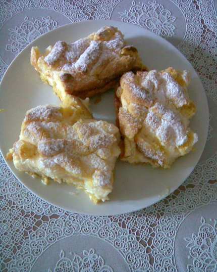 Hamis túrós lepény