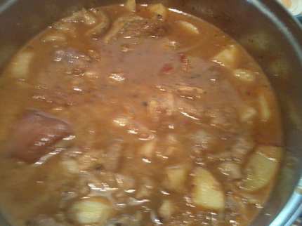 Körmös pacalpörkölt