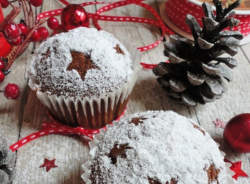 Mézes muffin sült almával