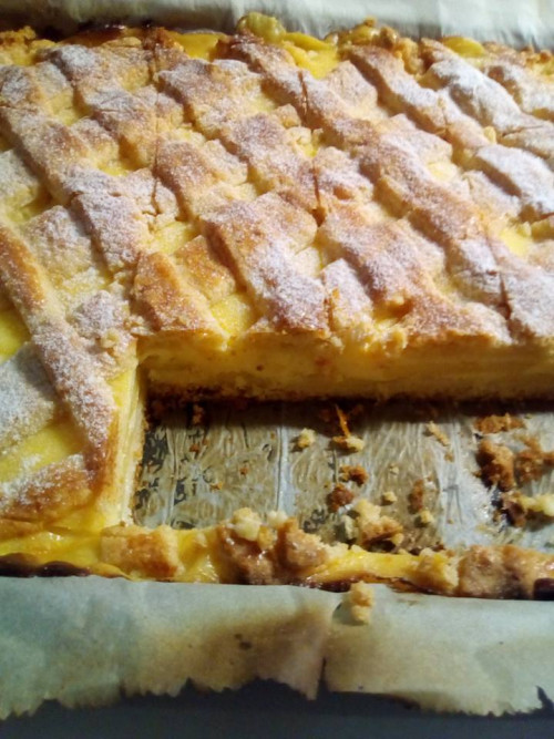 Pudingos, almás pite