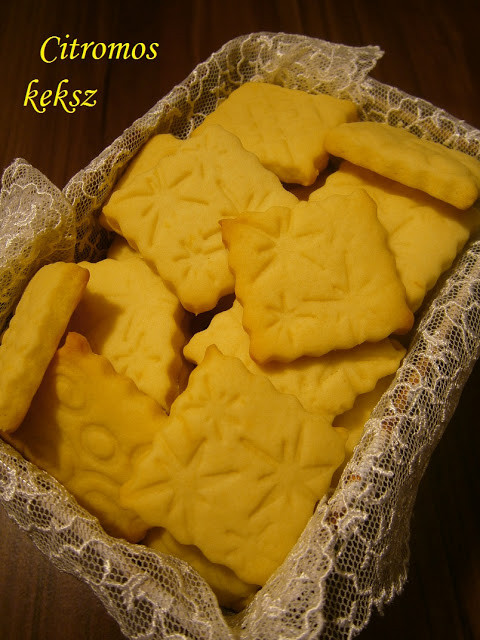 Citromos keksz