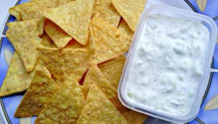 Tzatziki mártogatós
