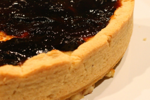 Almás-aszalt-szilvás torta