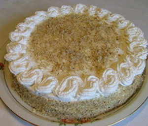 Diós torta (pompás)