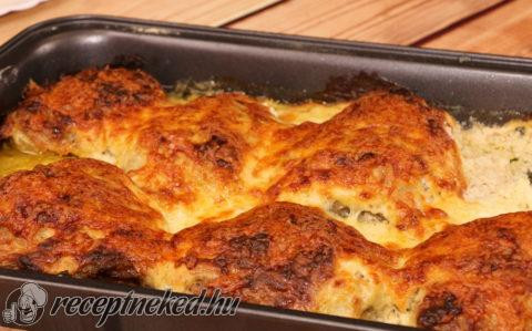 Tepsis csirkecomb recept