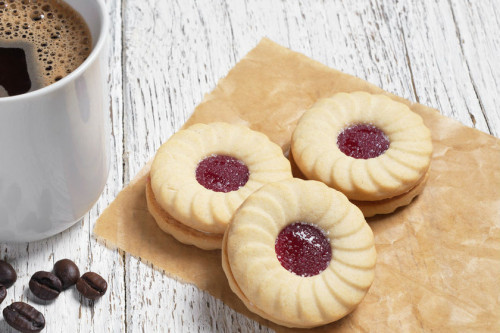 Linzer ♥ Citromos, lekvárral töltött linzer