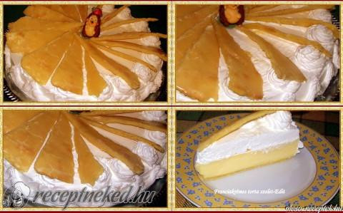 Franciakrémes torta