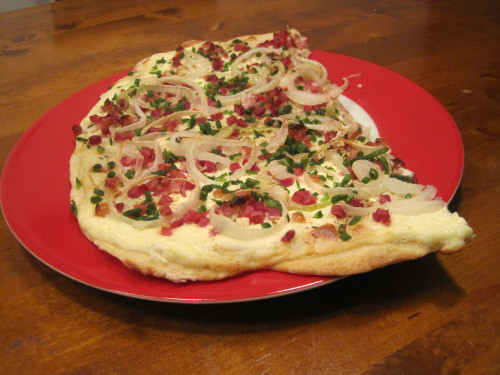Flammkuchen / Elsässer Art