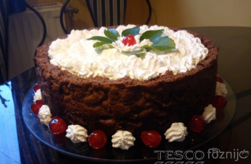 Csokis-meggyes sajttorta