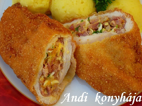 Húsvéti töltött csirkemell (Andi)