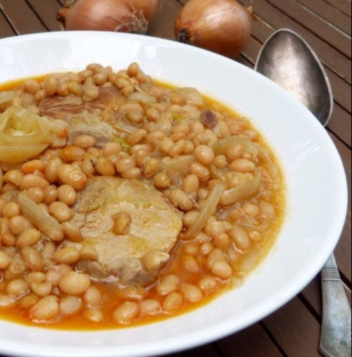 Piedone hagymás bab