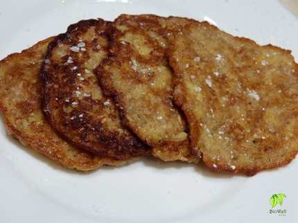 Almás, fahéjas mini zabpalacsinta