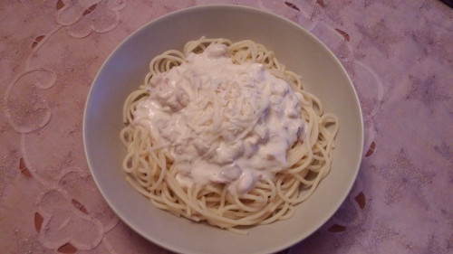 Csirkés carbonara
