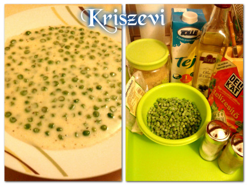Zöldborsó főzelék