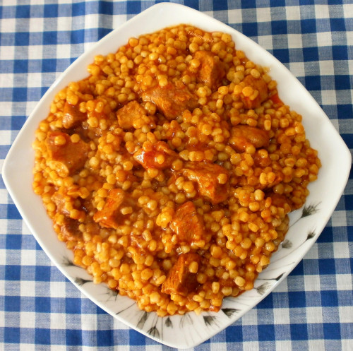 Tarhonyás hús