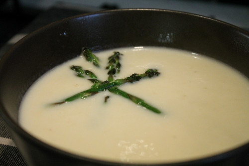 Spárgakrémleves recept