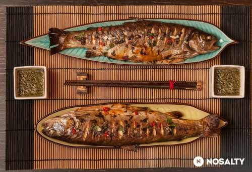 Grillezett pisztráng thai szósszal