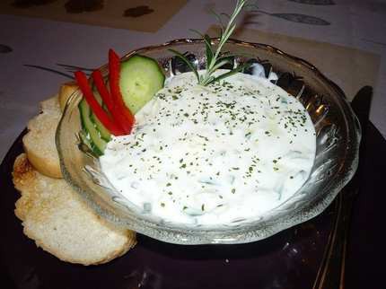 Tzatziki saláta recept