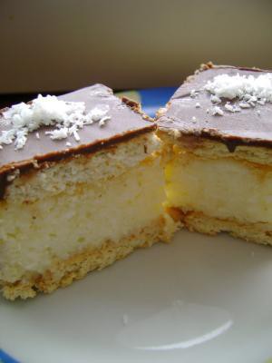 Kókuszos-kekszes recept