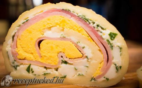 Sajttekercs egyszerűen recept