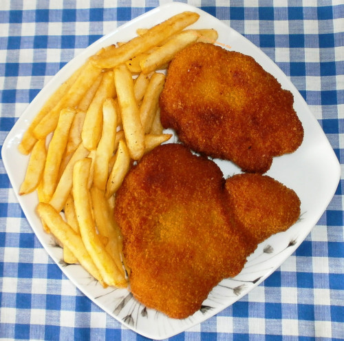 Rántott csirkecombfilé