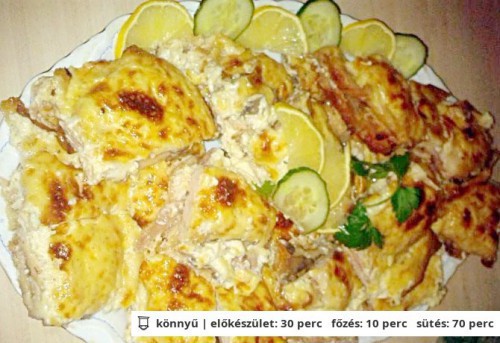 Rakott csirkemell - 2