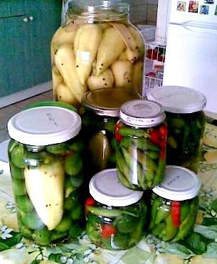 Erős ecetes paprika télire