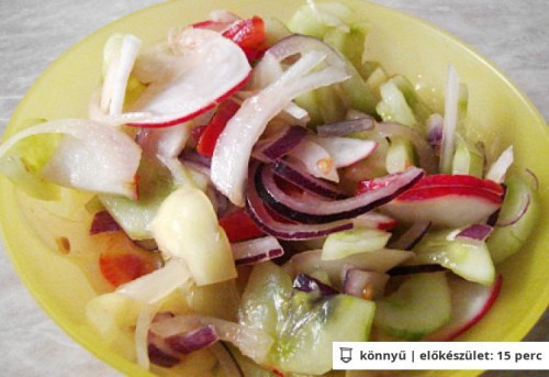 Friss zöldséges köret