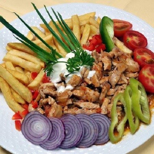 Nagyon finom gyros tál