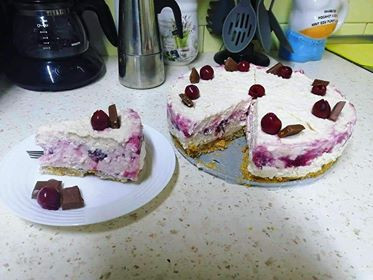 Márványos mascarpone torta
