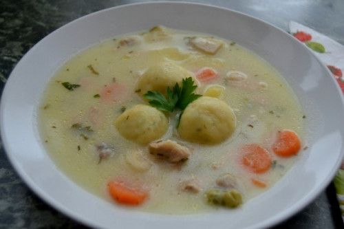 Nyírségi gombócleves, raguleves