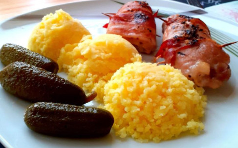 Baconba csomagolt sertésszelet