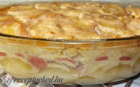 Mindent bele rakottas recept
