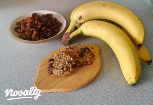 Banános zab cookie