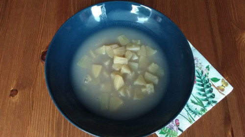 Almaleves tejmentesen