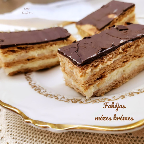 Fahéjas mézes krémes
