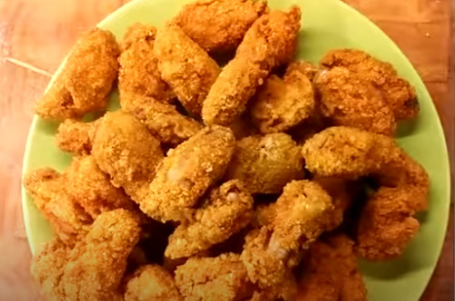 Évi kedvence cornflakes csirke