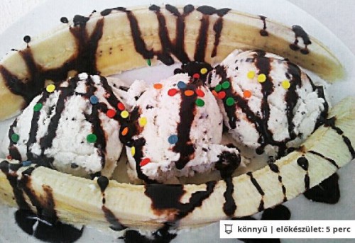 Házi banana split