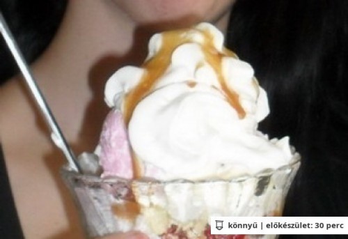 Mascarponés álomkehely fagyival
