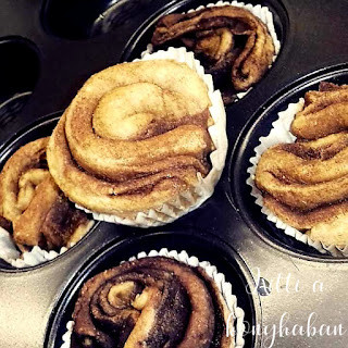 Fahéjas és kakaós cruffin