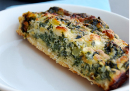 Spenótos mini quiche