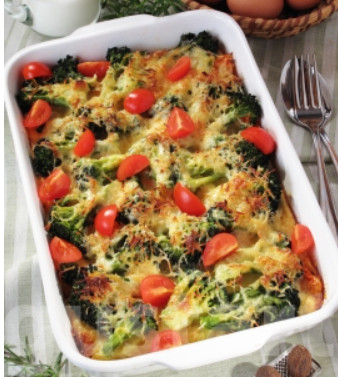 Zöldséges brokkoligratin